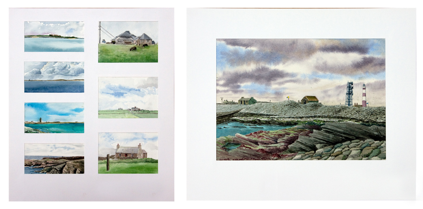 Paolo Doyle - North Ronaldsay sketches